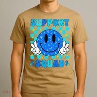 Child Abuse Prevention Month April Support Squad Awareness T-Shirt thumb 3