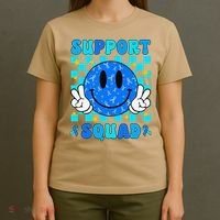 Child Abuse Prevention Month April Support Squad Awareness T-Shirt thumb 4