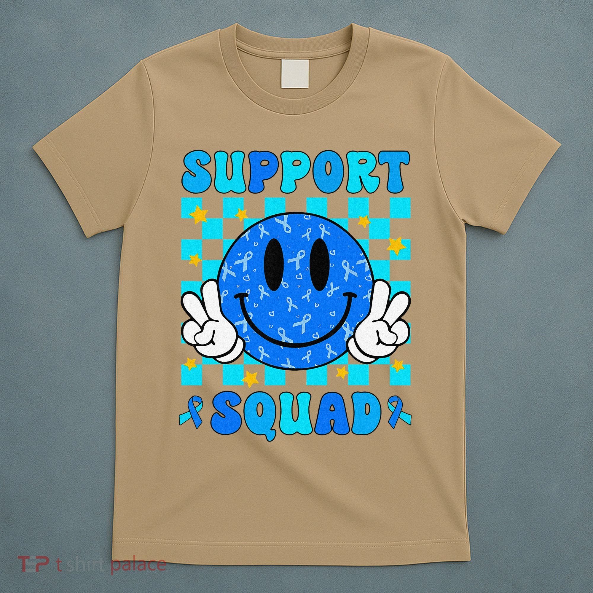 Child Abuse Prevention Month April Support Squad Awareness T-Shirt