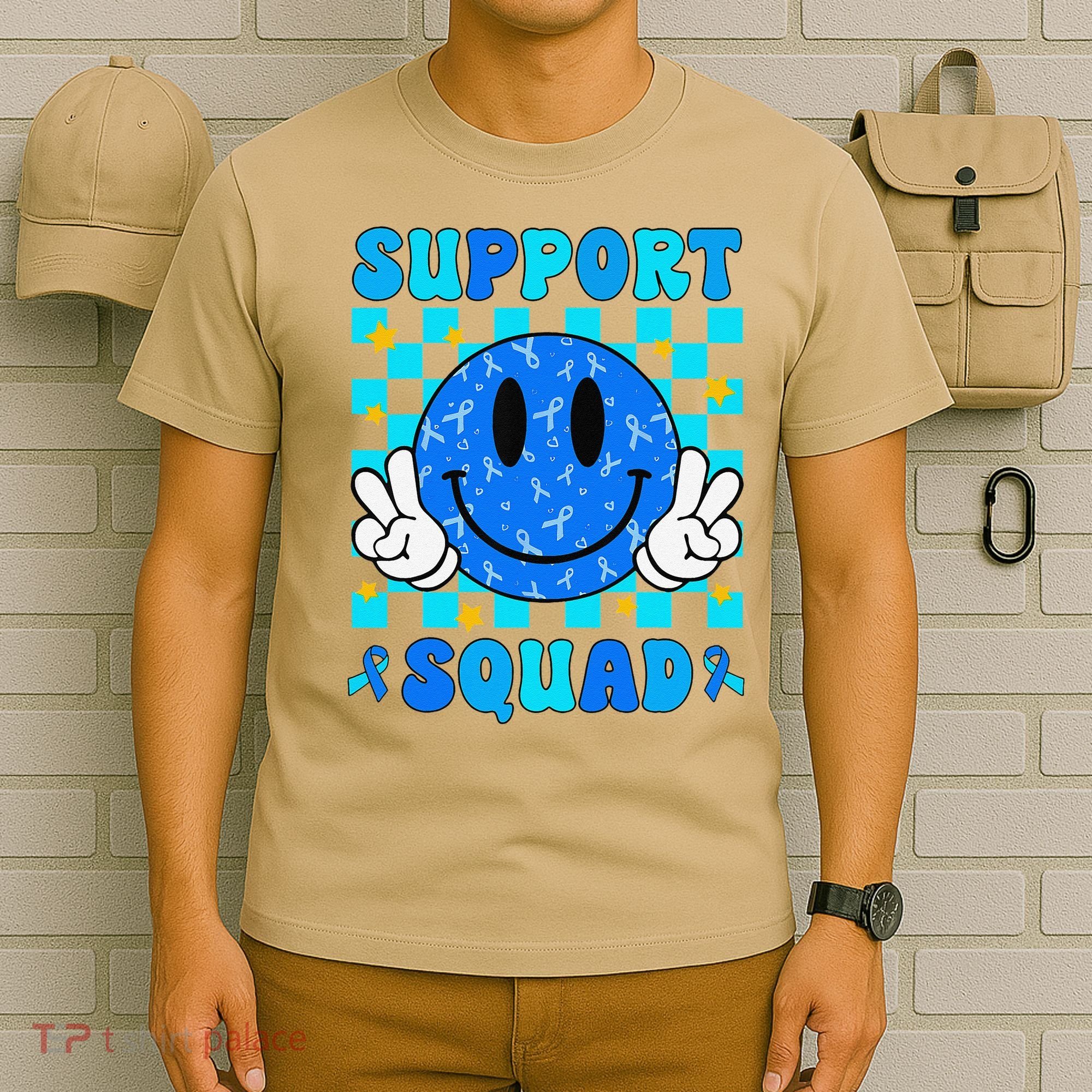 Child Abuse Prevention Month April Support Squad Awareness T-Shirt