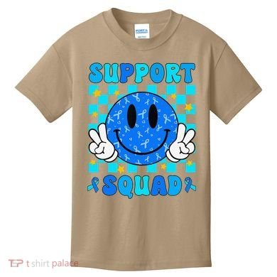 Child Abuse Prevention Month April Support Squad Awareness Kids T-Shirt