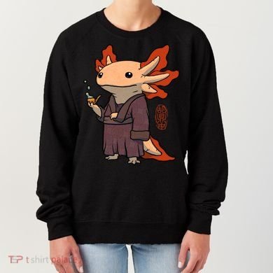Cute Axolotl Philosopher Women's Sweatshirt