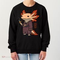 Cute Axolotl Philosopher Women's Sweatshirt thumb 0