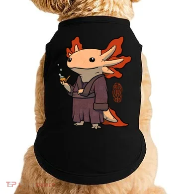 Cute Axolotl Philosopher Doggie Tank