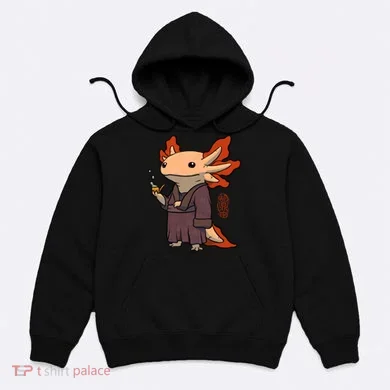 Cute Axolotl Philosopher Hoodie