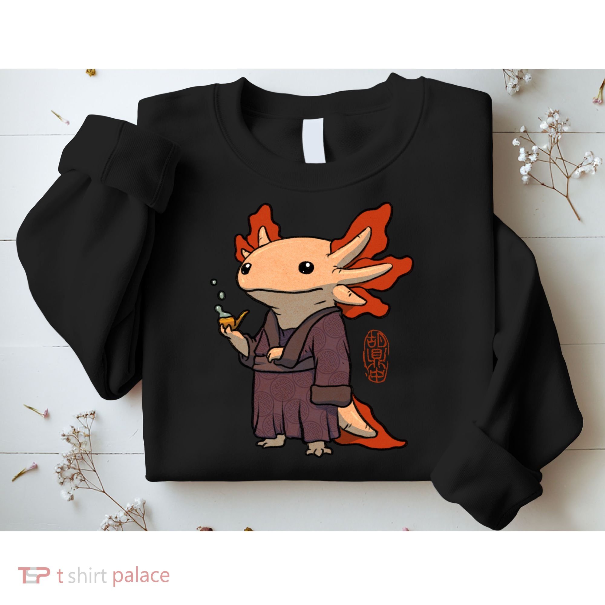 Cute Axolotl Philosopher Sweatshirt