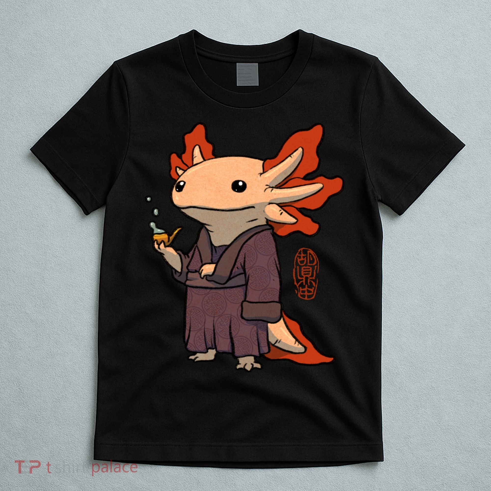 Cute Axolotl Philosopher T-Shirt