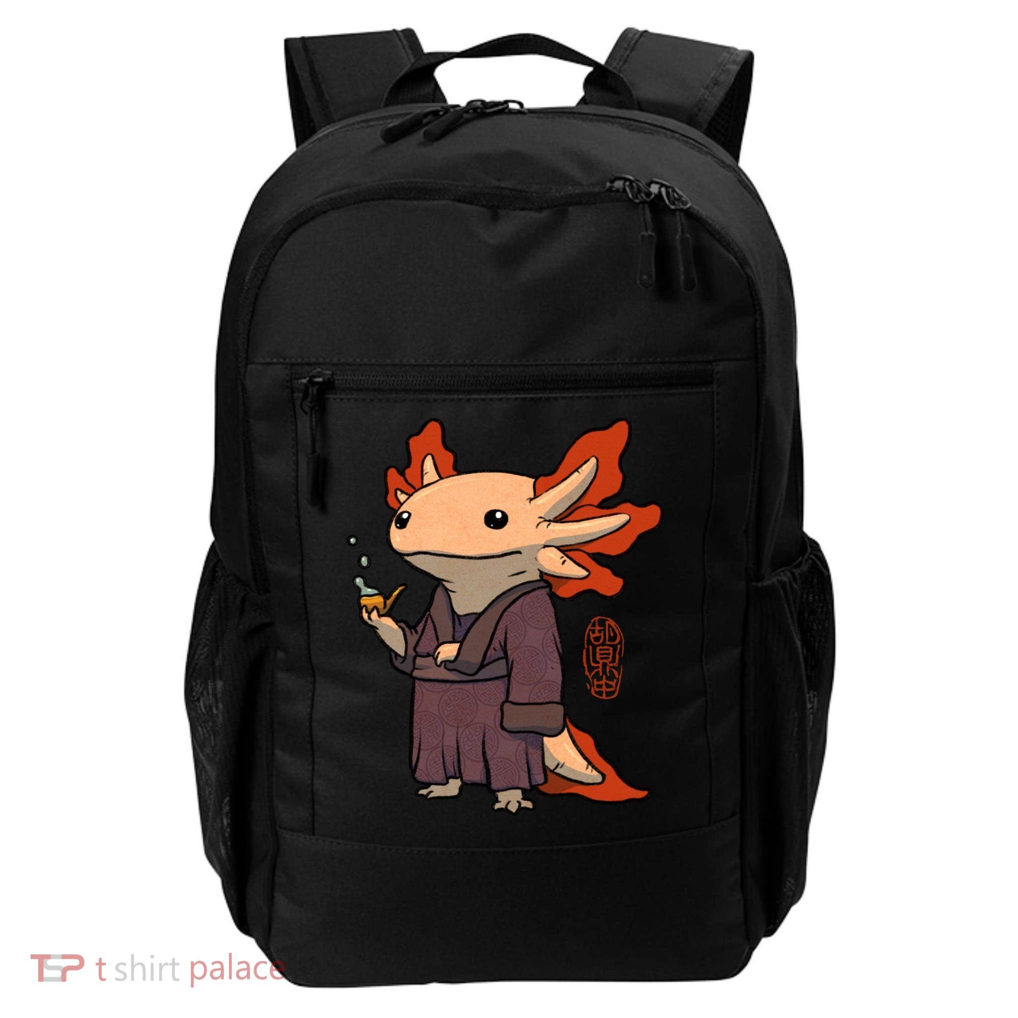 Cute Axolotl Philosopher Backpack