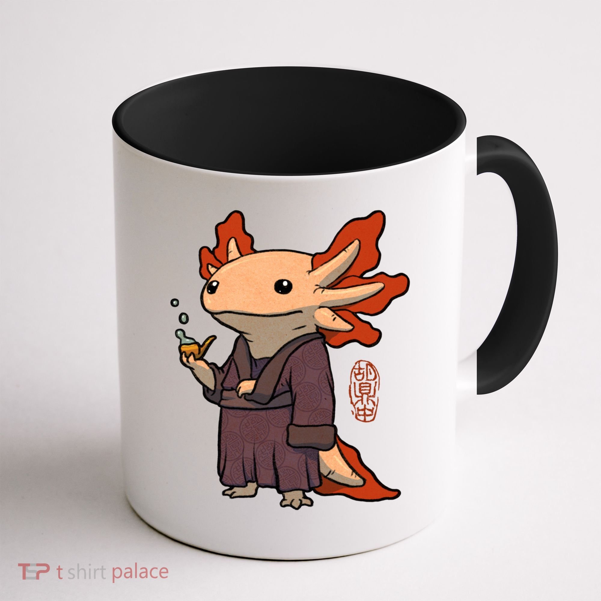 Cute Axolotl Philosopher Coffee Mug