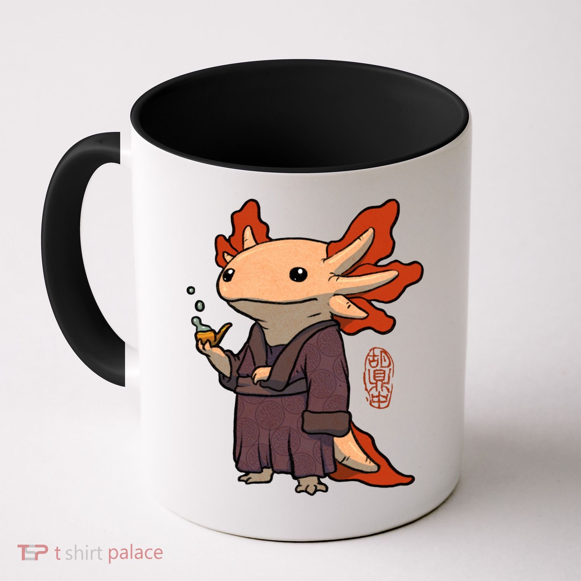 Cute Axolotl Philosopher Coffee Mug