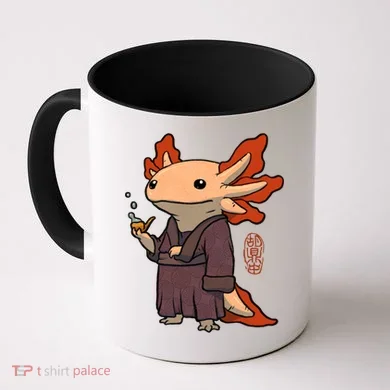 Cute Axolotl Philosopher Coffee Mug