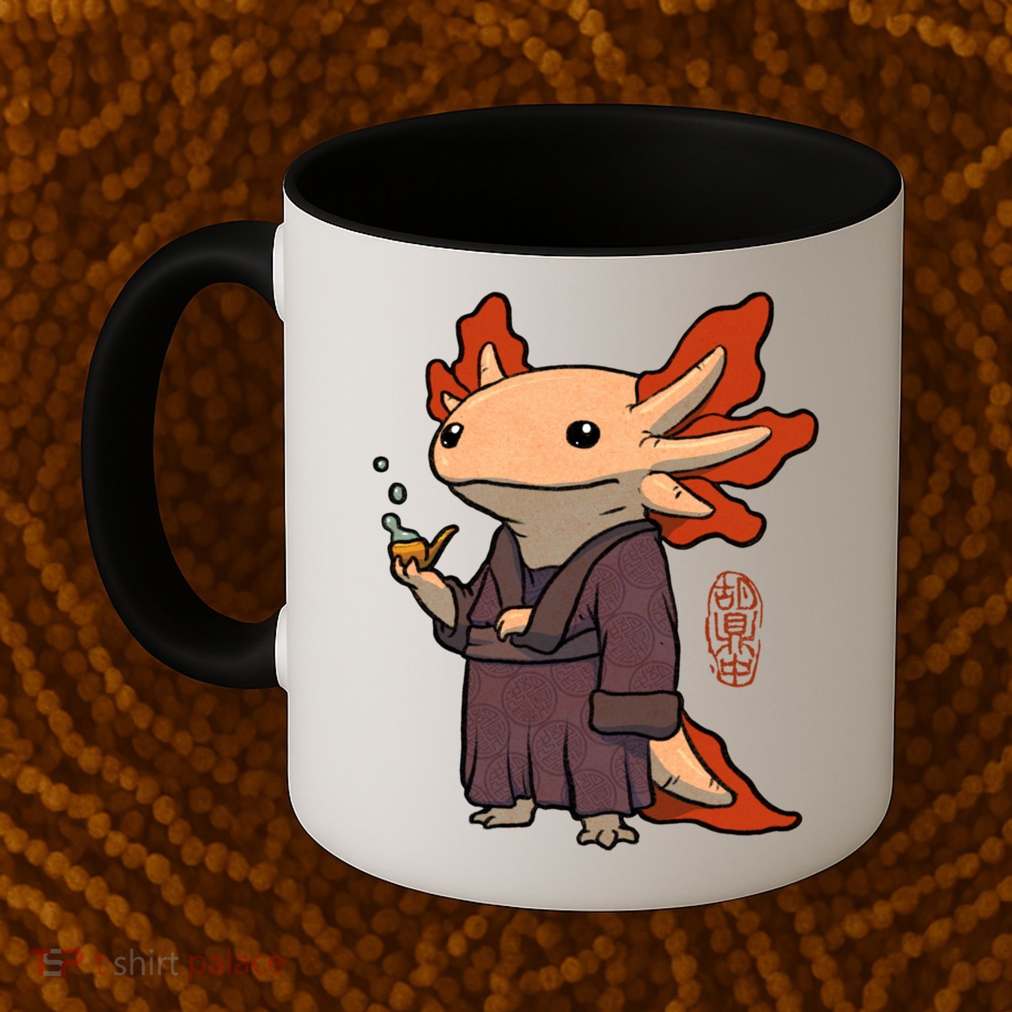 Cute Axolotl Philosopher Coffee Mug