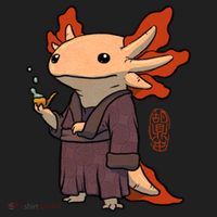 Cute Axolotl Philosopher Beanie thumb 2