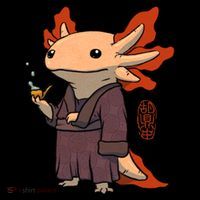 Cute Axolotl Philosopher Women's Hoodie thumb 2