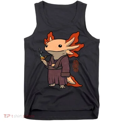 Cute Axolotl Philosopher Tank Top