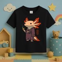 Cute Axolotl Philosopher Toddler T-Shirt thumb 3