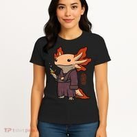 Cute Axolotl Philosopher Women's T-Shirt thumb 4