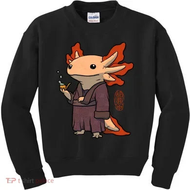 Cute Axolotl Philosopher Kids Sweatshirt