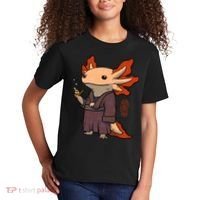 Cute Axolotl Philosopher Kids T-Shirt thumb 2