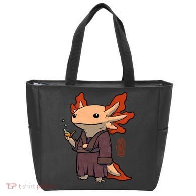 Cute Axolotl Philosopher Tote Bag