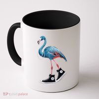 Chucks And Pearls Vote Blue Flamingo Comma La Kamala Harris Funny Gift Coffee Mug thumb 0