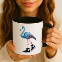 Chucks And Pearls Vote Blue Flamingo Comma La Kamala Harris Funny Gift Coffee Mug thumb 3