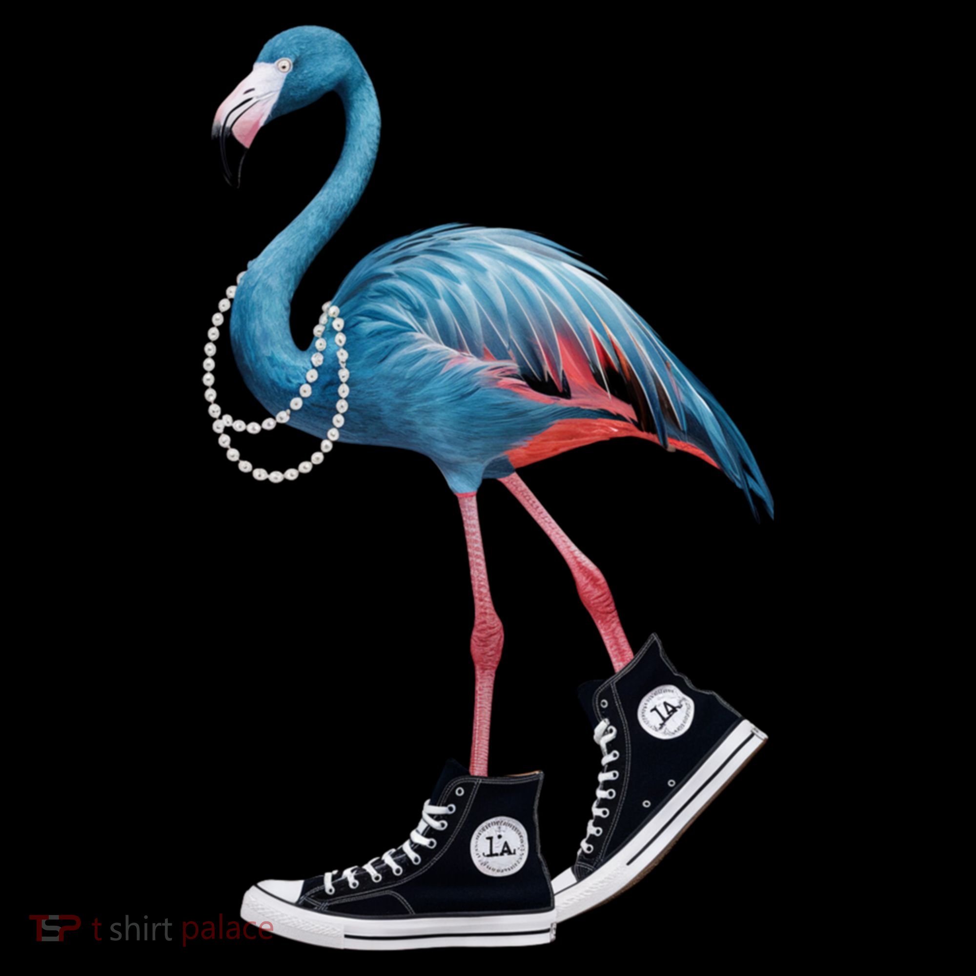 Chucks And Pearls Vote Blue Flamingo Comma La Kamala Harris Funny Gift Coffee Mug