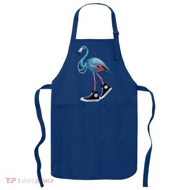 Chucks And Pearls Vote Blue Flamingo Comma La Kamala Harris Funny Gift Apron