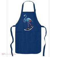 Chucks And Pearls Vote Blue Flamingo Comma La Kamala Harris Funny Gift Apron thumb 0
