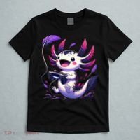 Cute Axolotl Playing Console Video Games Axolotl Gaming T-Shirt thumb 5