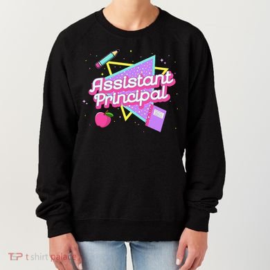 Cute Assistant Principal 80S 90S Back To School Gift Women's Sweatshirt