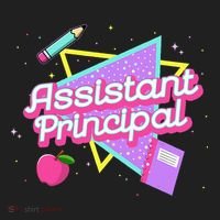 Cute Assistant Principal 80S 90S Back To School Gift Women's Sweatshirt thumb 2
