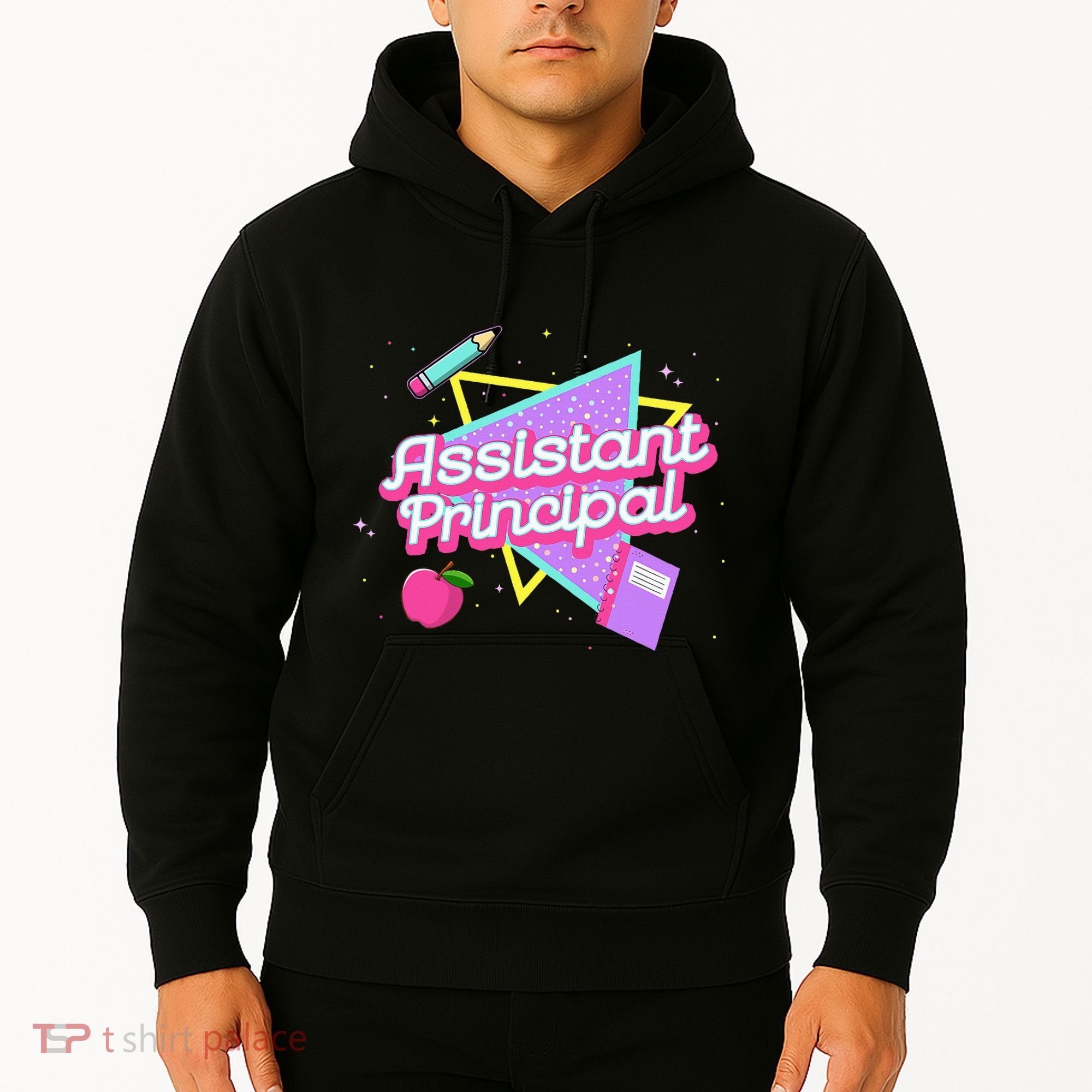 Cute Assistant Principal 80S 90S Back To School Gift Hoodie