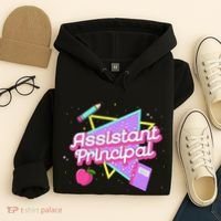 Cute Assistant Principal 80S 90S Back To School Gift Hoodie thumb 4