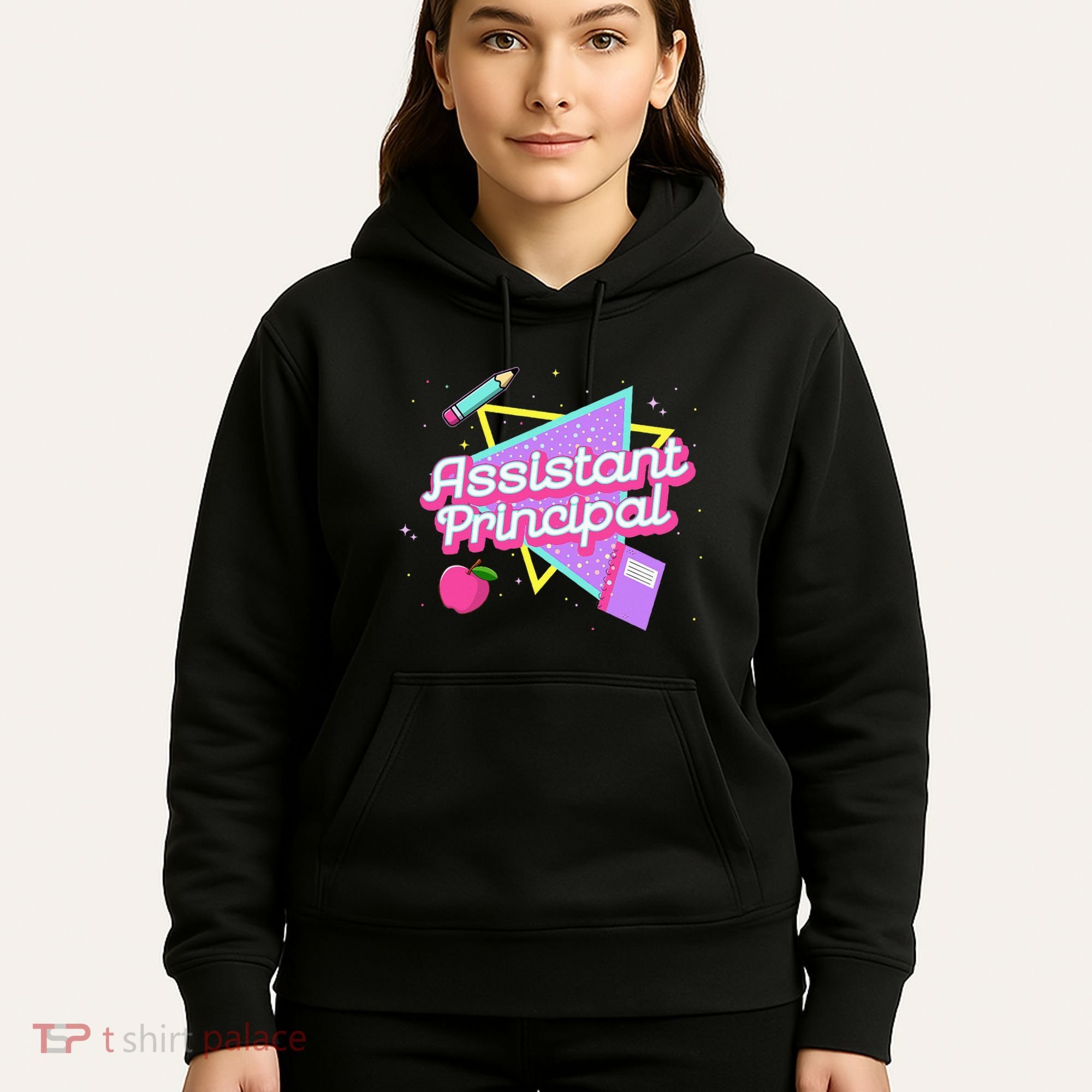 Cute Assistant Principal 80S 90S Back To School Gift Hoodie