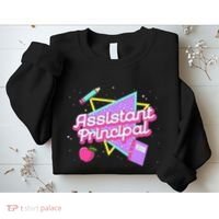 Cute Assistant Principal 80S 90S Back To School Gift Sweatshirt thumb 2