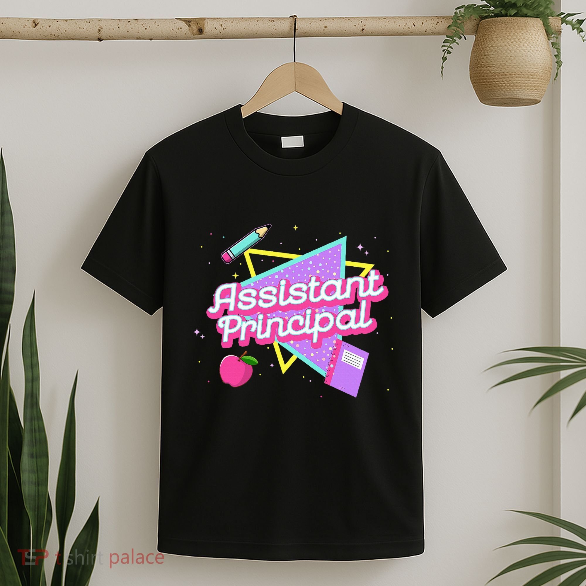 Cute Assistant Principal 80S 90S Back To School Gift T-Shirt