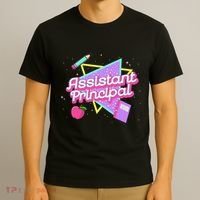 Cute Assistant Principal 80S 90S Back To School Gift T-Shirt thumb 3