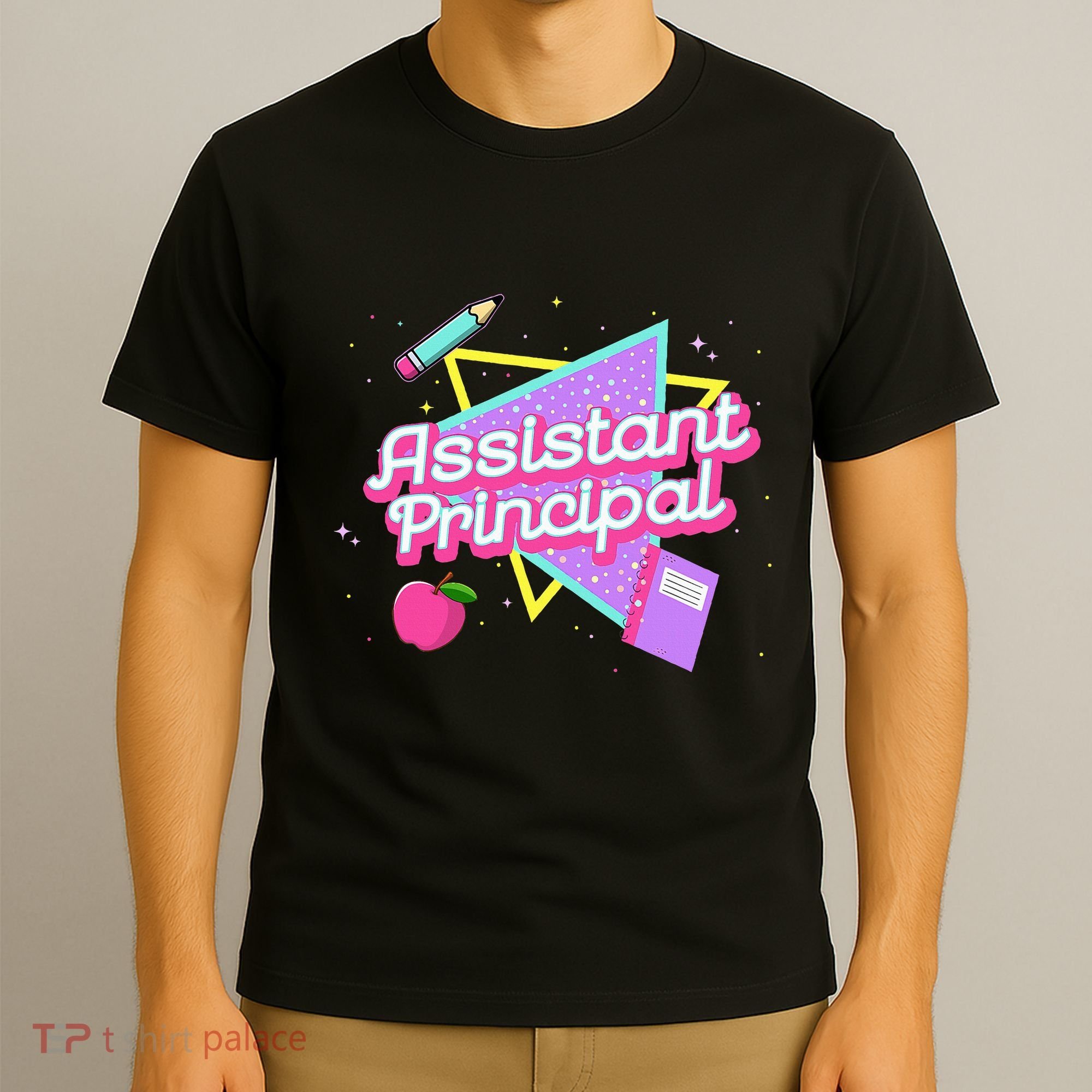 Cute Assistant Principal 80S 90S Back To School Gift T-Shirt