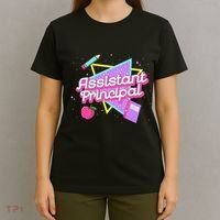 Cute Assistant Principal 80S 90S Back To School Gift T-Shirt thumb 4