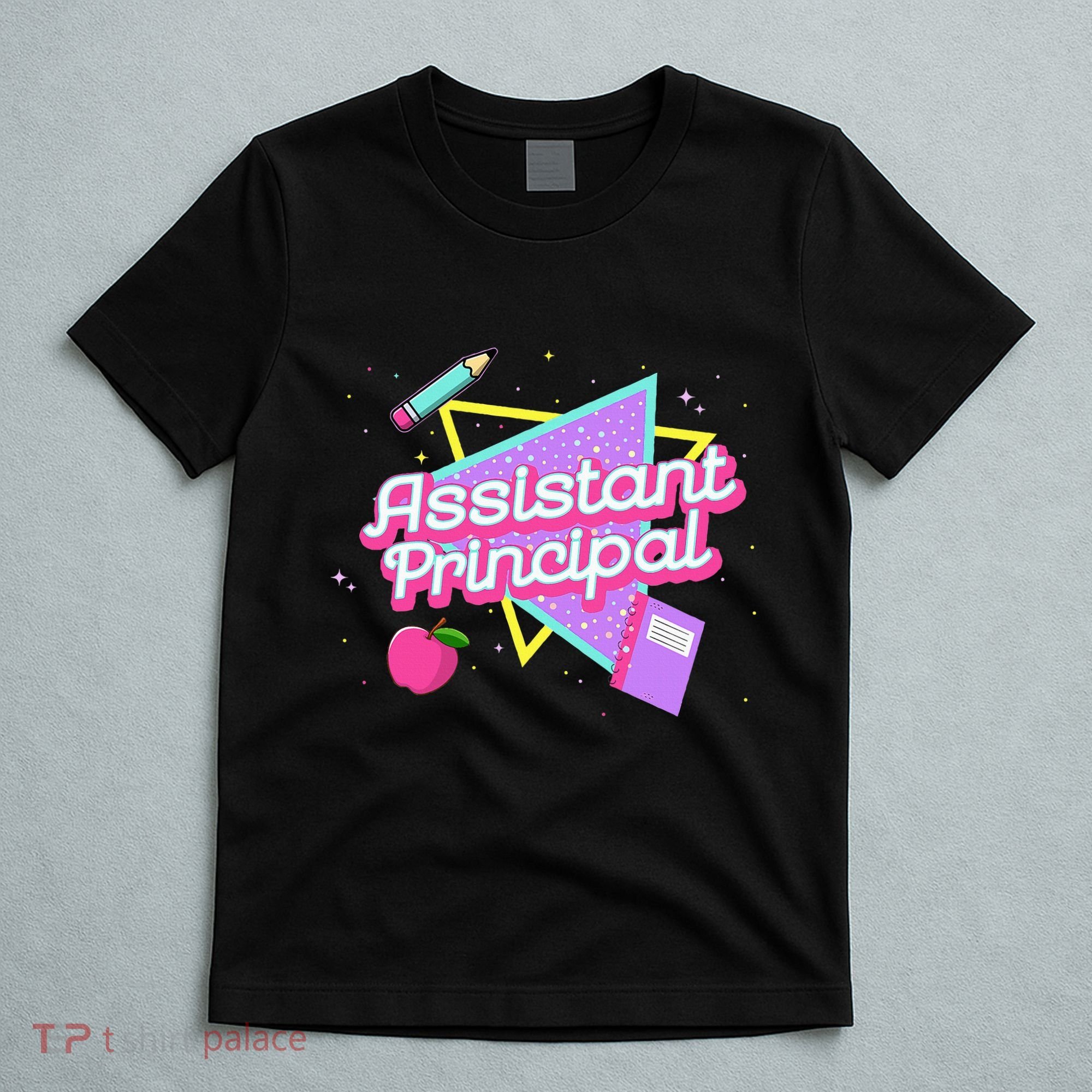 Cute Assistant Principal 80S 90S Back To School Gift T-Shirt
