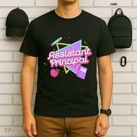 Cute Assistant Principal 80S 90S Back To School Gift T-Shirt thumb 6