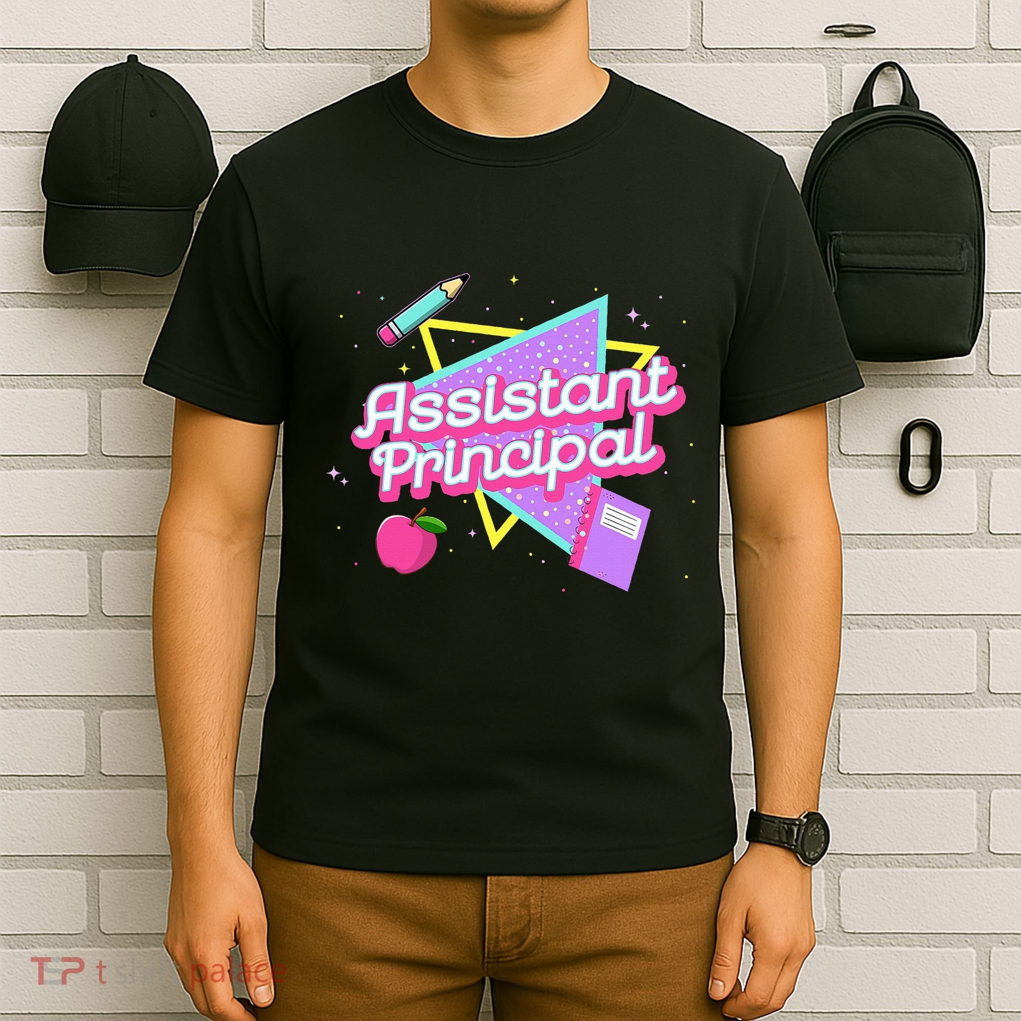 Cute Assistant Principal 80S 90S Back To School Gift T-Shirt