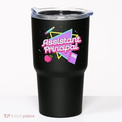 Cute Assistant Principal 80S 90S Back To School Gift Tumbler