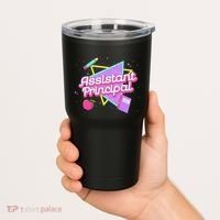 Cute Assistant Principal 80S 90S Back To School Gift Tumbler thumb 2