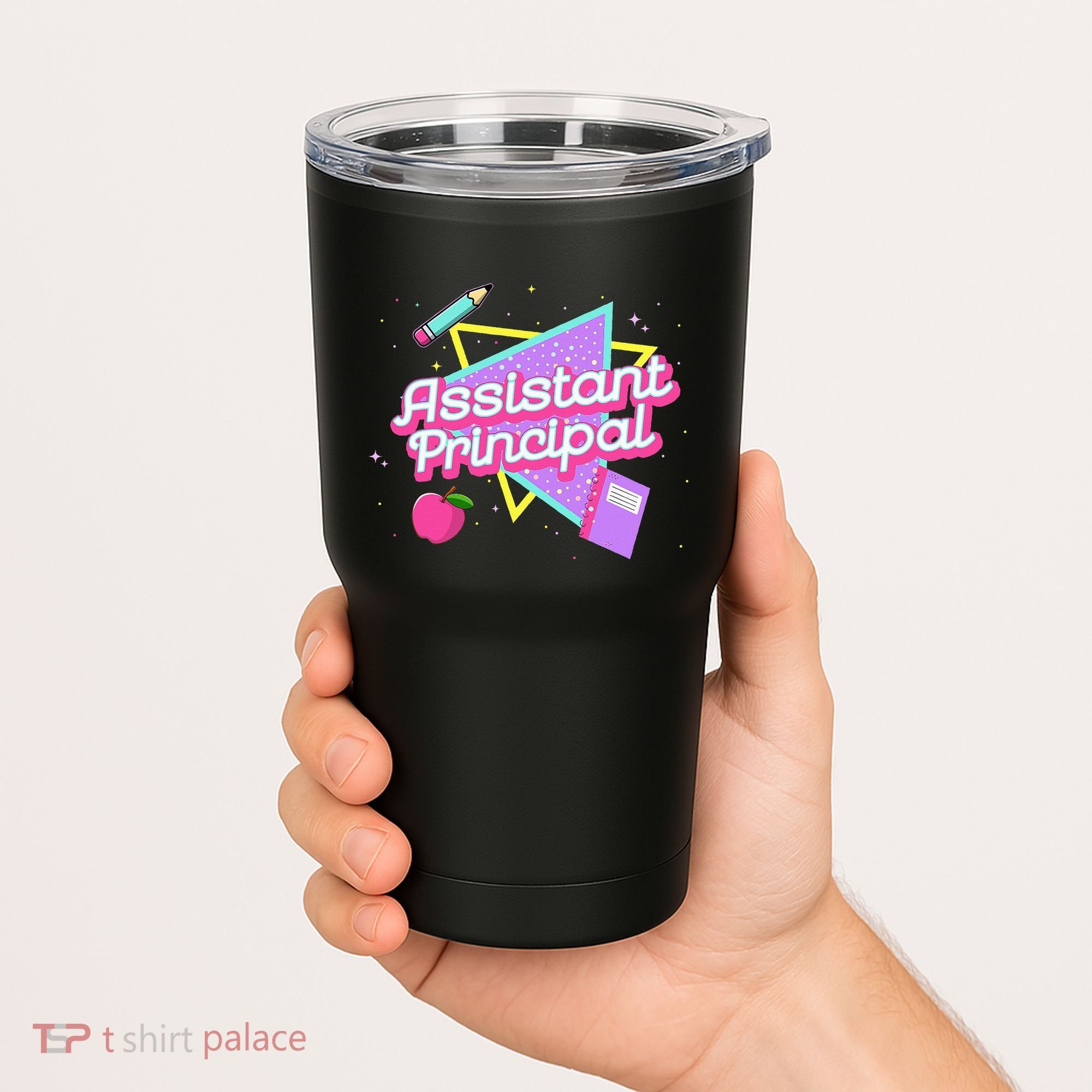 Cute Assistant Principal 80S 90S Back To School Gift Tumbler