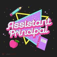 Cute Assistant Principal 80S 90S Back To School Gift Tumbler thumb 3