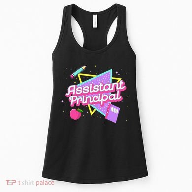 Cute Assistant Principal 80S 90S Back To School Gift Women's Tank Top