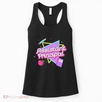 Cute Assistant Principal 80S 90S Back To School Gift Women's Tank Top thumb 0