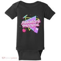 Cute Assistant Principal 80S 90S Back To School Gift Baby Bodysuit thumb 0